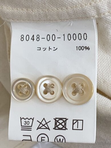 商品画像：長袖シャツ/--/コットン/WHT 4