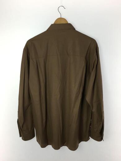 画像：AURALEEスーパーライトウールシャツ/SUPER LIGHT WOOL SHIRT/長袖シャツ/4/ウール/BRW2