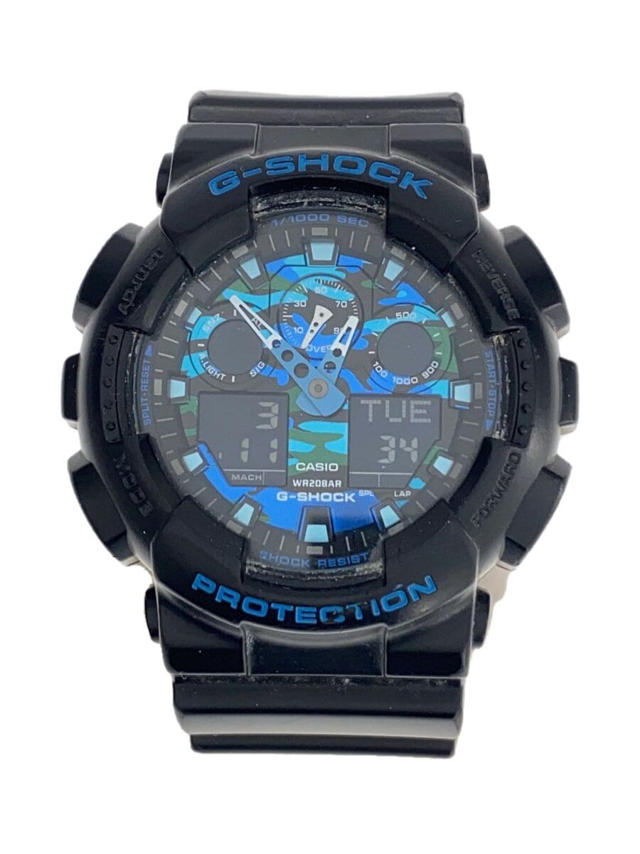 CASIO / クォーツ腕時計・G-SHOCK/デジアナ/BLK