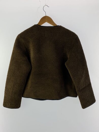 商品画像：ジャケット/M/ポリエステル/ブラウン/8372/252/700/コントラストボアジャケット 2