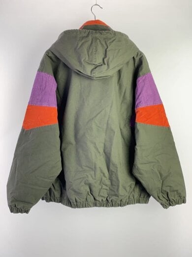 商品画像：ブルゾン/L/コットン/グレー/無地/pc9-a3024-0000/ハーフジップ/アノラックパーカー 2