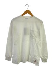 SD HEAVYWEIGHT POCKET LS-T/長袖Tシャツ/M/コットン/WHT