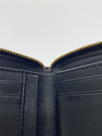 商品画像：2つ折り財布/レザー/BLK/レディース/10005608/角スレ 7