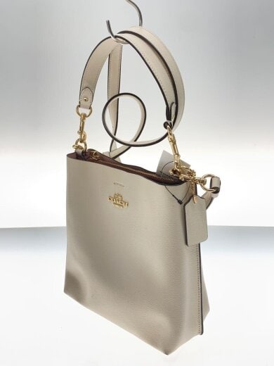 商品画像：モリー・バケットバッグ22/レザー/WHT 2