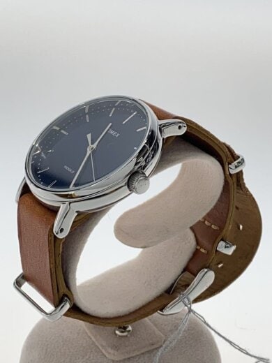 商品画像：クォーツ腕時計/アナログ/レザー/NVY/BRW/SS/TW2P98300 2