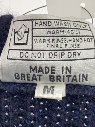 商品画像：ニット・セーター(厚手)/M/ウール/NVY 4