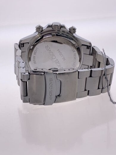 商品画像：ソーラー腕時計/アナログ/ステンレス/BLK/SLV/NLUS44 4