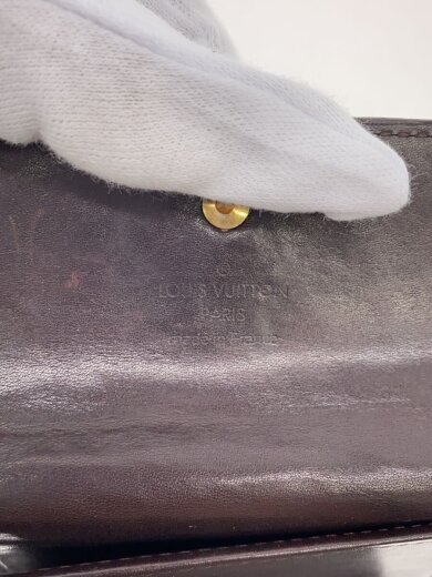 商品画像：ポルト・モネ・ビエ・カルト・クレディ_モノグラム・ヴェルニ/エナメル/RED/メンズ 3