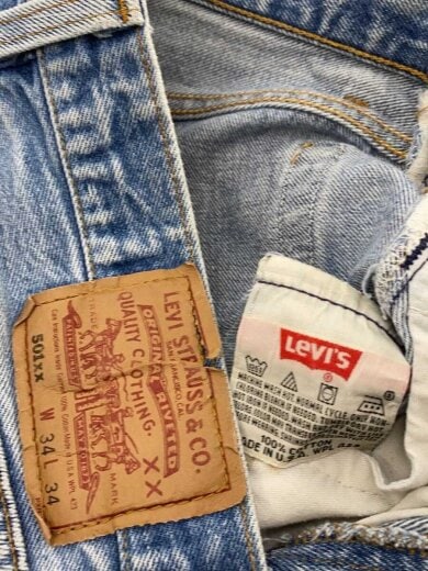 商品画像：ストレートパンツ/34/デニム/BLU 4