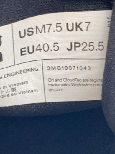 商品画像：ローカットスニーカー/25.5cm/BLK/3MG10071043 5