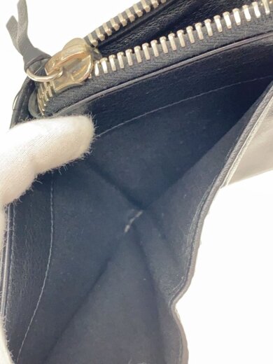 商品画像：2つ折り財布/レザー/BLK/メンズ/371662 6