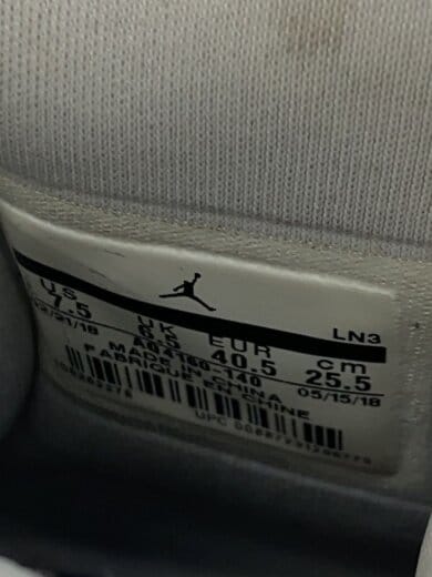 商品画像：AIR JORDAN LEGACY 312 NRG/エアジョーダンレガシー/ホワイト/AQ4160-140/25. 5