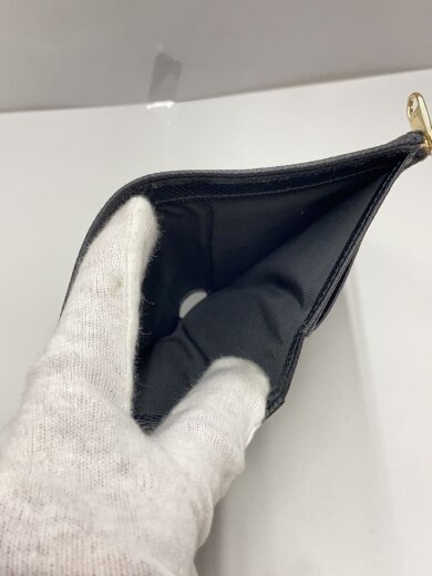 商品画像：2つ折り財布/レザー/BLK/レディース// 4