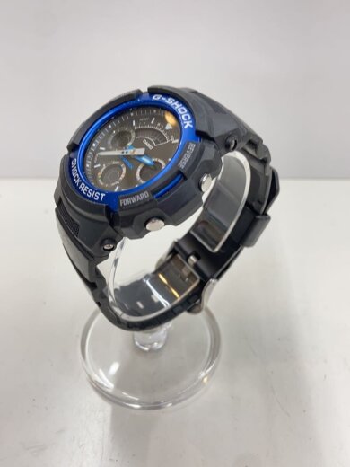 商品画像：クォーツ腕時計・G-SHOCK/デジアナ/ラバー/BLK/BLK/SS 2