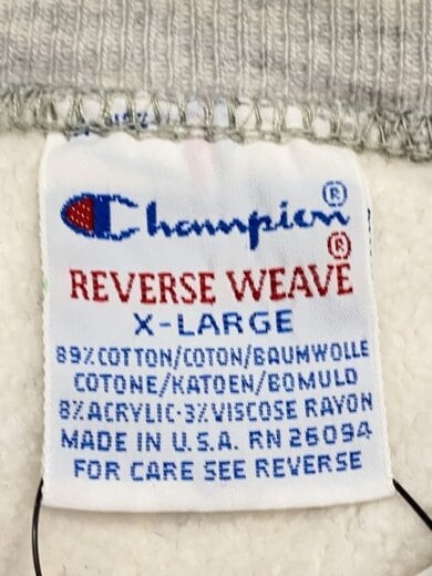商品画像：スウェット/XL/コットン/GRY/プリント// 3