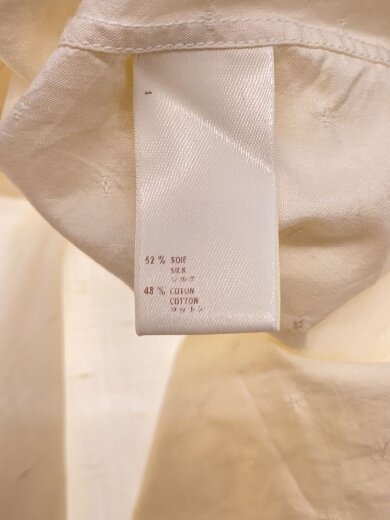 商品画像：長袖シャツ/M/シルク/BEG/無地/MKSH05SLP 4