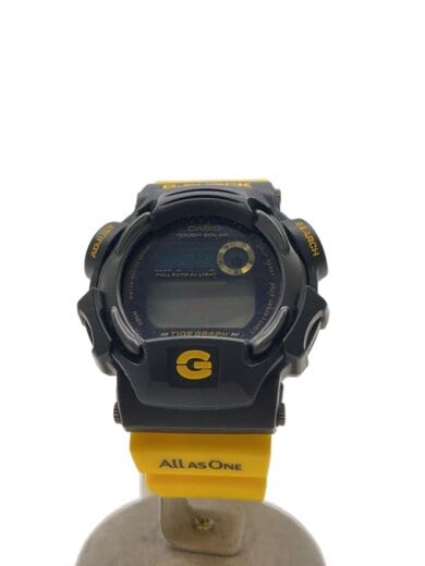 商品画像：ソーラー腕時計・G-SHOCK/デジタル/ラバー/BLK/YLW/SS 1