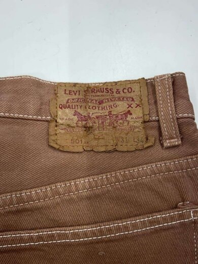 商品画像：501xx/90s/赤文字/裏刻印555/バレンシア工場/カラーデニム/31 4