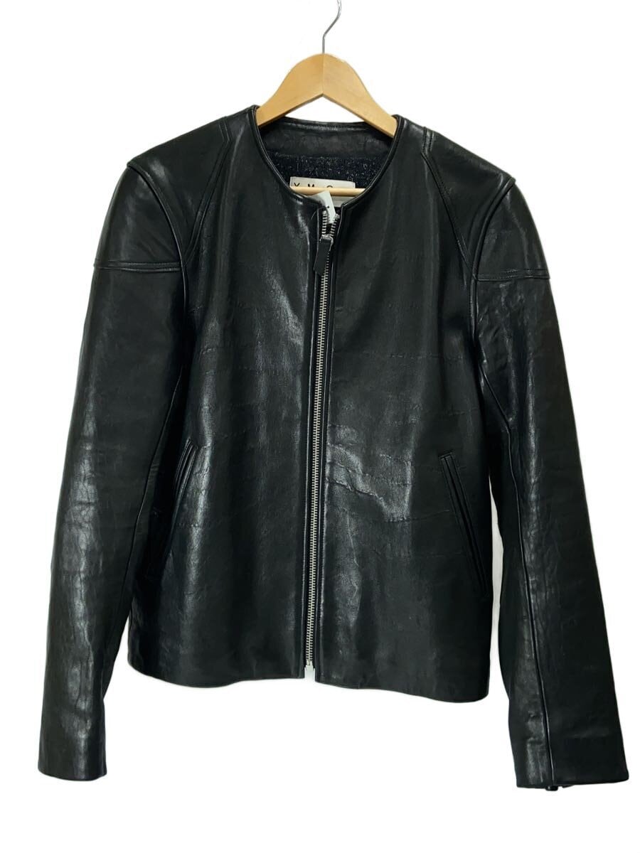 YMC / レザージャケット・ブルゾン/S/牛革/BLK