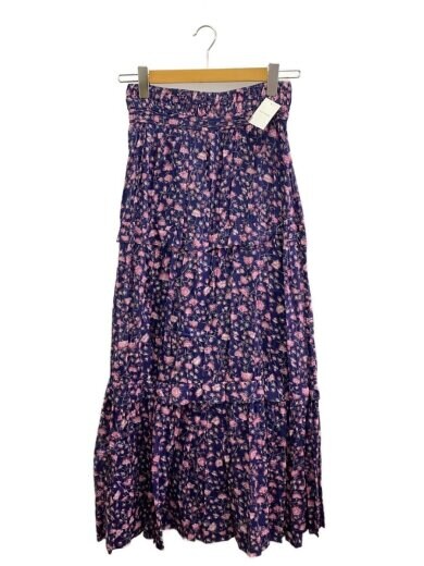 商品画像：スカート/--/コットン/NVY/花柄/19A038E 1