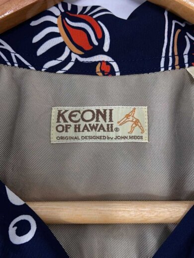 商品画像：アロハシャツ/L/レーヨン/NVY/総柄/SS39134 3