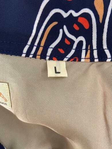商品画像：アロハシャツ/L/レーヨン/NVY/総柄/SS39134 5