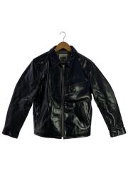 LETHER BOMU/レザージャケット・ブルゾン/2L/レザー/BLK