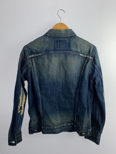 画像：Levi’sフェイテッドブルーリペアード/3rd/クラッシュ加工/Gジャン/L/デニム/IDG/70505-00492