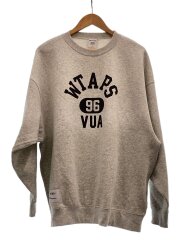 WTAPS Champion Academy Crew Neck/スウェット/L/コットン/GRY/c8-b024