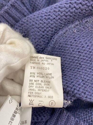 商品画像：ニット・セーター(厚手)/--/ウール/NVY/TN-040220 5