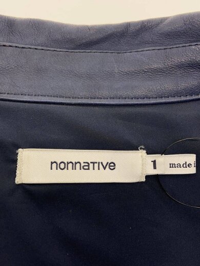 商品画像：RIDER JACKET COW LEATHER/1/牛革/NVY/nn-j3506 3