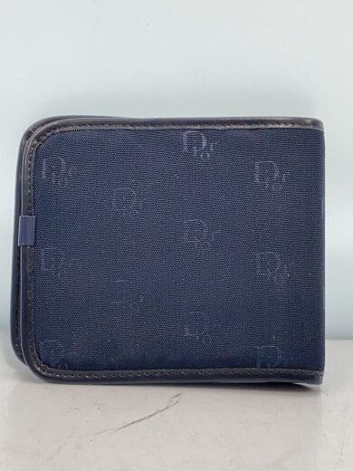 商品画像：オブリーク2つ折り財布/コットン/NVY/無地/メンズ 2