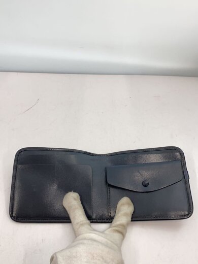 商品画像：オブリーク2つ折り財布/コットン/NVY/無地/メンズ 4