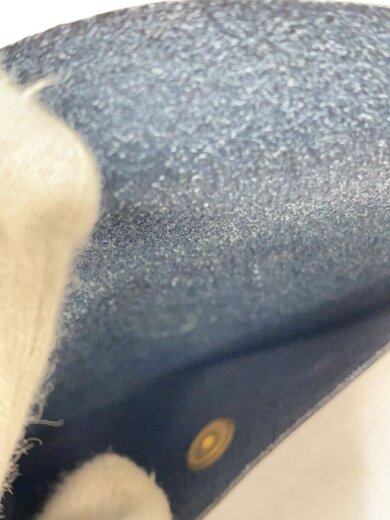 商品画像：オブリーク2つ折り財布/コットン/NVY/無地/メンズ 5