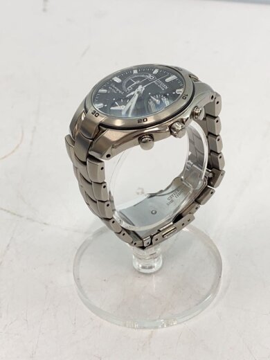 商品画像：ソーラー腕時計/アナログ/--/BLK/SLV/H570-S030757 2