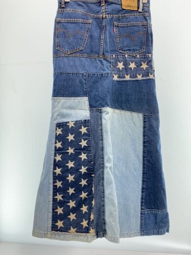 商品画像：パッチワーク/ロングスカート/FREE/デニム/IDG/2AK-0810 2