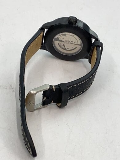 商品画像：Laco/自動巻腕時計/アナログ/レザー/BLK 4