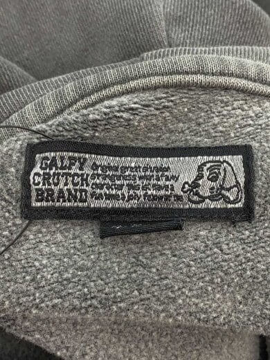 商品画像：ジップパーカー/L/コットン/GRY/プリント 3