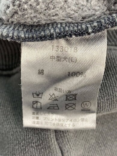 商品画像：ジップパーカー/L/コットン/GRY/プリント 4