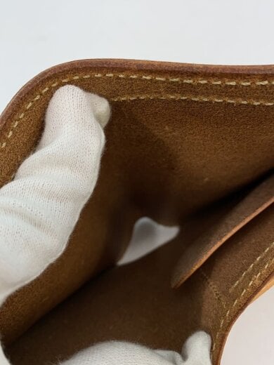 商品画像：3つ折り財布/レザー/BEG/メンズ 6