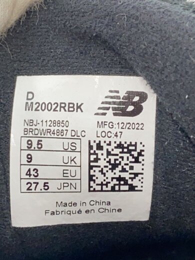 商品画像：M2002/ブラック/27.5cm/BLK 5