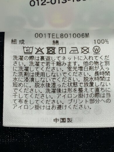 商品画像：Tシャツ/3XL/コットン/BLK 4