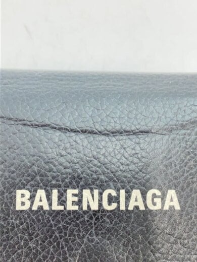 商品画像：3つ折り財布/レザー/BLK/レディース/593813 3