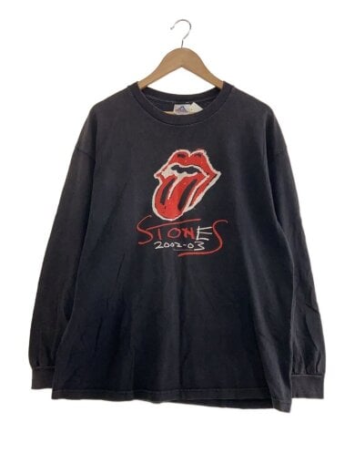 商品画像：00s/The Rolling Stones/長袖Tシャツ/XL/コットン/BLK/プリント 1
