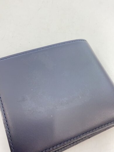 商品画像：2つ折り財布/レザー/BLK/無地/メンズ/553-410// 7