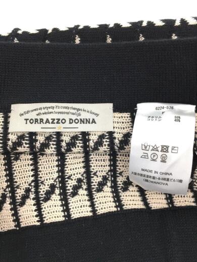 画像：Torrazzo Donnaロングスカート/FREE/アクリル/BLK/6224-576/Reversible knit Skirt4