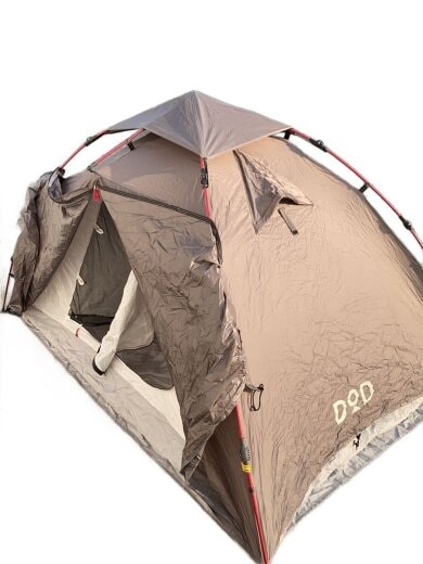 商品画像：T2-275 テント ライダーズワンタッチテント T2-275 [ブラック]/ワンタッチ/2人用/GRY 3