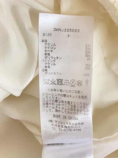 商品画像：ジャケット/FREE/アクリル/WHT/SWNJ225065 4