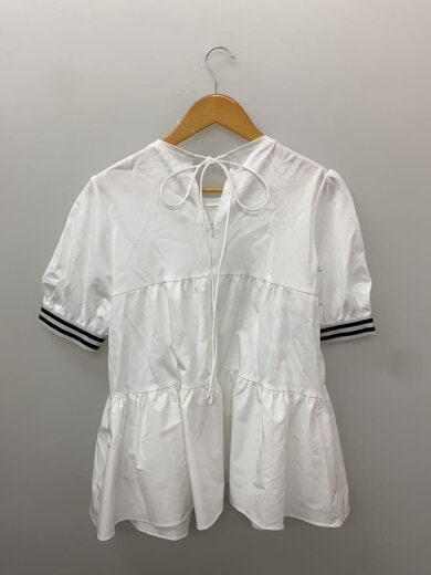 商品画像：×BORDERS at BALCONY/半袖カットソー/38/コットン/WHT/TIERED TOP 2