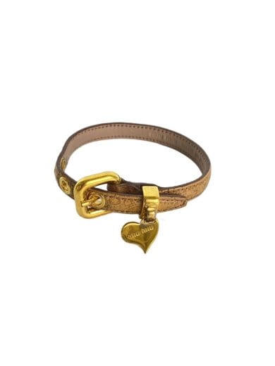 商品画像：ブレスレット/レザー/BRW/レディース 1